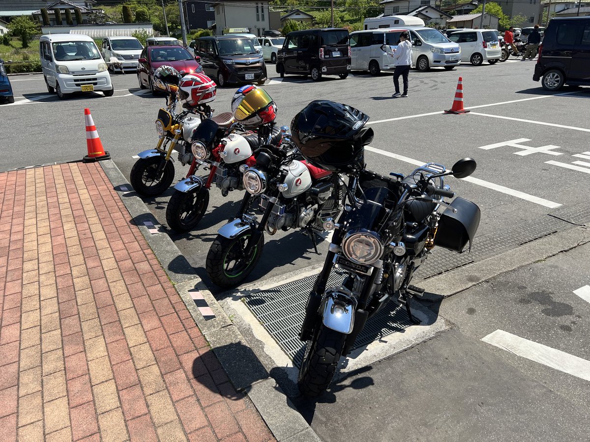 tochigibb's tweet photo. モンキー仲間と茨城ツーリングに行って来ました。
#モンキー125 https://t.co/635O8btheU