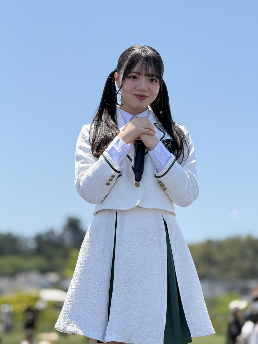 🪁第３８回 世界の凧の祭典🪁
〜令和６年能登半島地震復興祈念〜

ほくりくアイドル部のライブステージ🎤
青空が広がる素敵な空に凧が上がってのライブは最高でした😊

※今回は撮影可能でした
#世界の凧の祭典 
#ほくりくアイドル部ステージ 
#魔法少女 
#西村萌花
