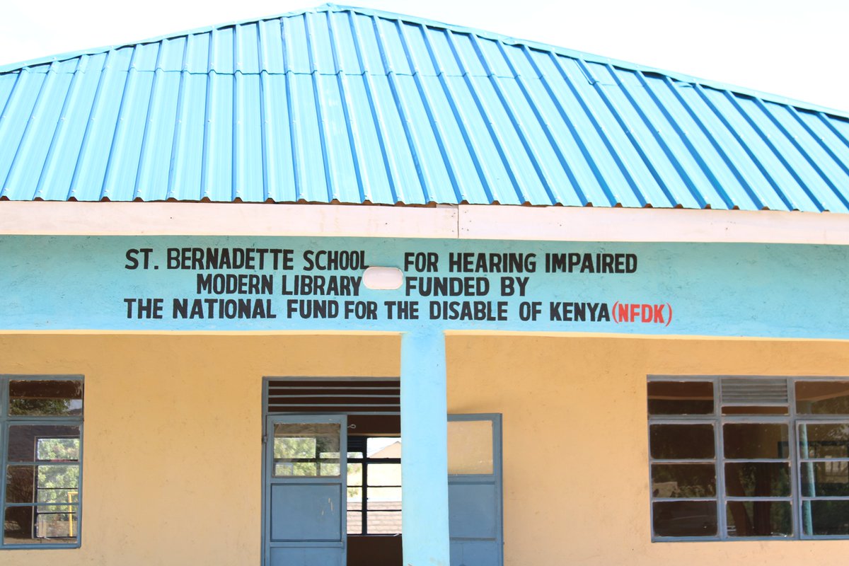 WoudSign's tweet photo. Honored to witness the commissioning of two modern SNE libraries at Lodwar Mixed Comprehensive and Integrated School and St. Bernadette School for the Deaf, Turkana County.
#DisabilityInclusion
#DisabilityInclusion #InclusiveEducation #NFDK #APFR https://t.co/yF8jXZTmMK