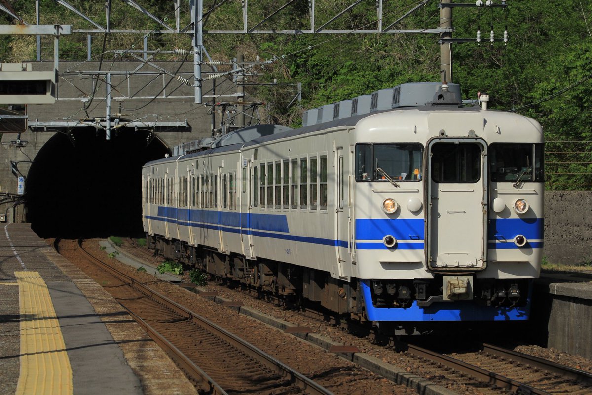 2026.5.10 えちごトキめき鉄道 日本海ひすいライン 8002M-8005M 455.413系 北陸色