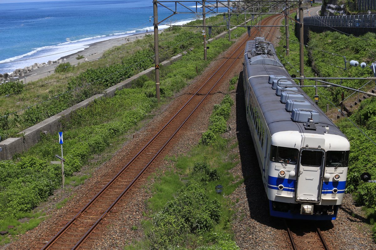 2026.5.10 えちごトキめき鉄道 日本海ひすいライン 8002M-8005M 455.413系 北陸色