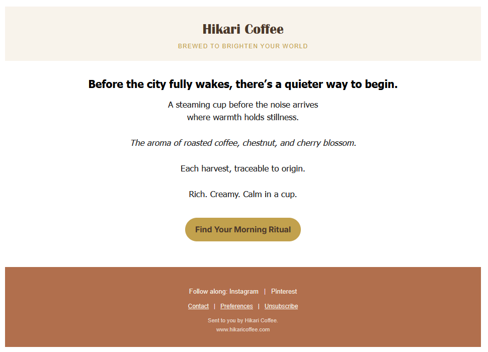 Copy Samurai | Narrative Email Copywriter tweet media