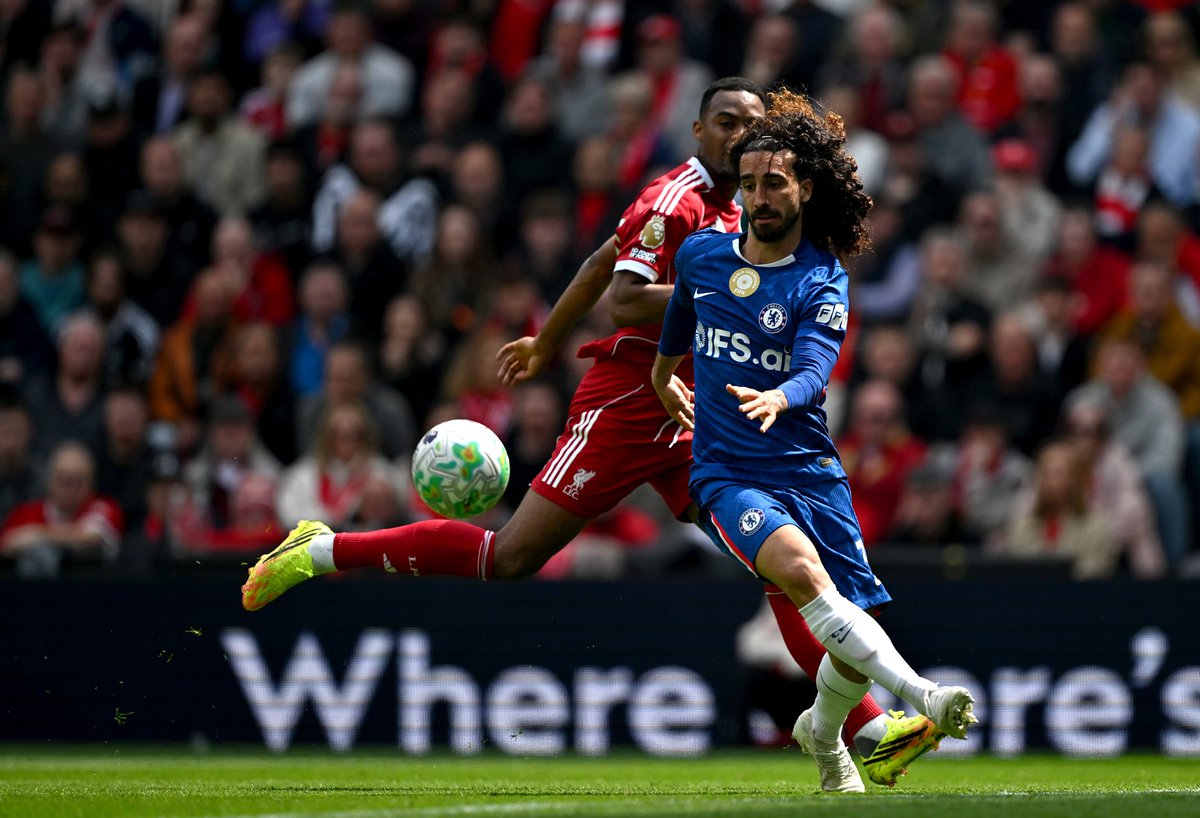 TheBlueDodger's tweet photo. 🚨 Marc Cucurella on if Chelsea have enough to beat Man City:

"We need to believe in ourselves."

"The team was there. A lot of the players here won two trophies last season, so the quality is there. We need to adjust a few things. We need to prepare well for the game because the teams always perform well in these games."

(@BobbyVincentFL) #CFC