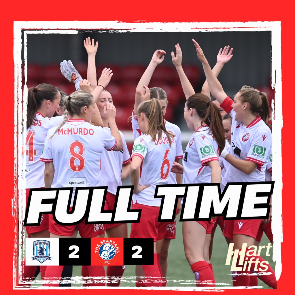 spartansfcwomen's tweet photo. All square as the full time whistle goes ⚖️

#Spartans #SPWPL2 #DBDF https://t.co/2fg9ciEnvX