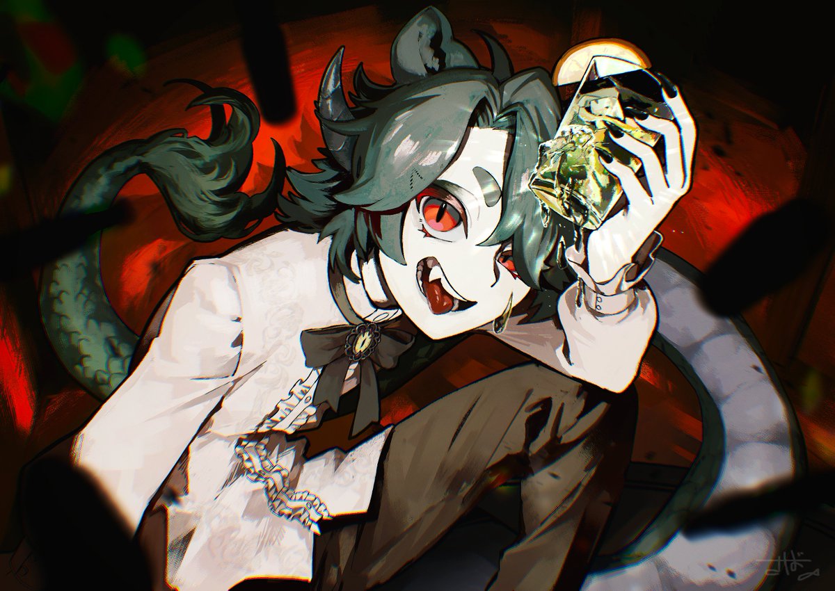 「『勝利の美酒』 #やあずへ献げ物」|鯖井テトラポットのイラスト