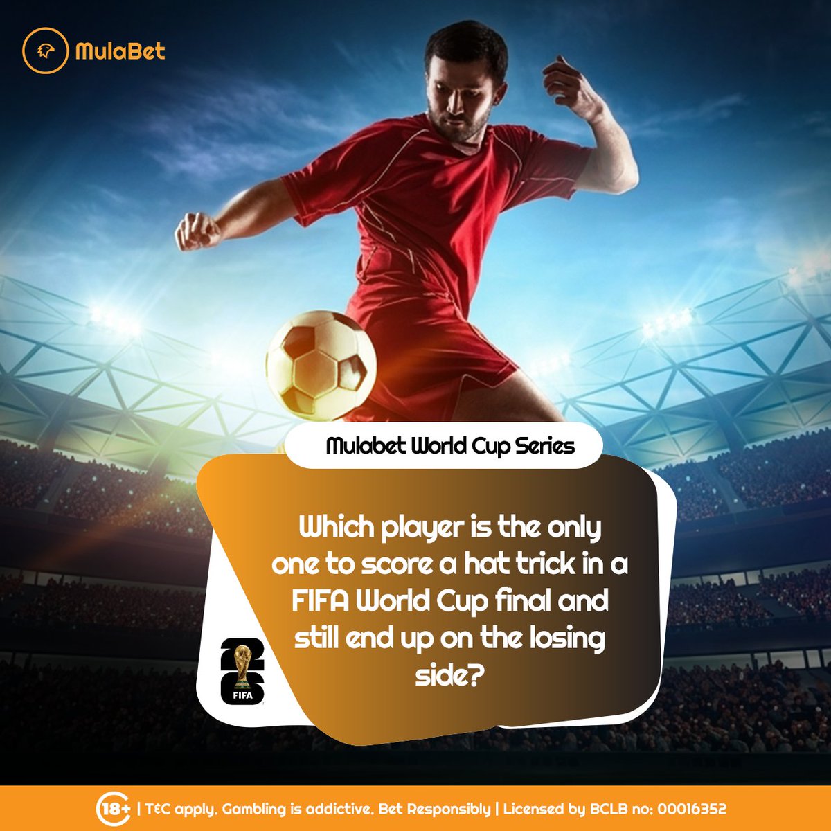 Mulaexperience's tweet photo. Can you name the first footballer who came from the bench and scored a hattrick in the World Cup? https://t.co/wpZeo6sj5A