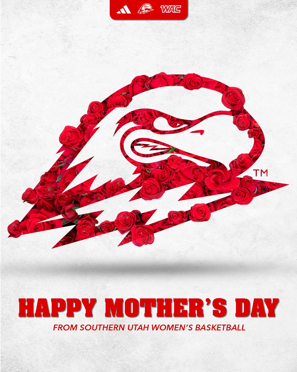 SUUWBasketball's tweet photo. Sending roses to all our T-Bird Moms today! 🌹❤️

Whether you’re in the stands or cheering from afar, we appreciate everything you do for this team and these players. Happy Mother’s Day! 

#TBirdNation ⚡️ #RaiseTheHammer https://t.co/nkaG677tyN
