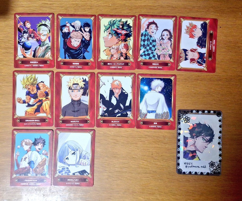yukimura_trhk's tweet photo. 【交換･譲渡】ジャンプフェア 2026

譲）画像のもの

求）100円 or D.Gray-man 憂国のモリアーティ (過去弾)

都内手渡し、郵送
上段は下段＞中段から倍数
よろしくお願いします https://t.co/RgkJNcAnWF