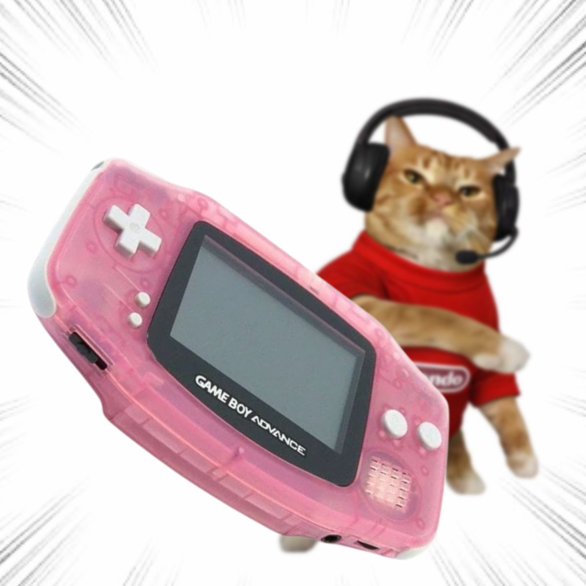 Pink Game Boy Advance.