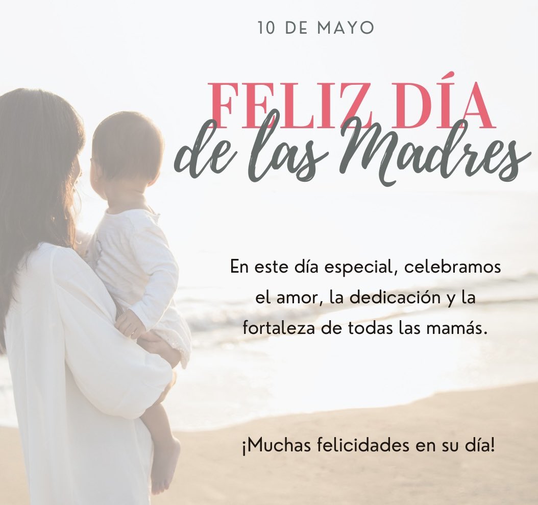 ¡Feliz día a todas las Mamás en su día! 💐

 #10demayo #FelizDiaDeLasMadres #mamá #DíaDeLaMadre #DíaDeLasMadres #
