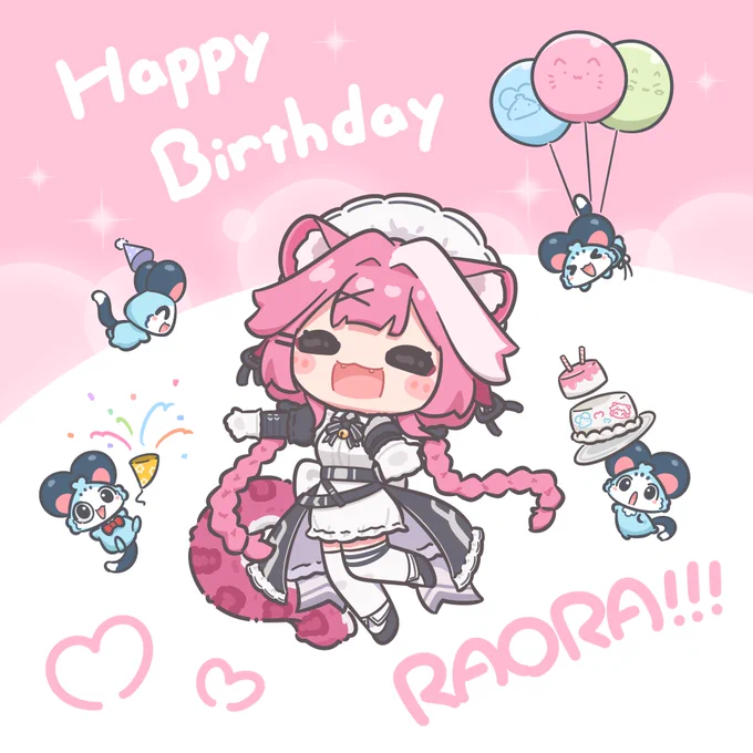 Happy Birthday Raora!!! Looking forward to your Beeg cat idol journey!!! #RaoraBday2026 #RaorArt