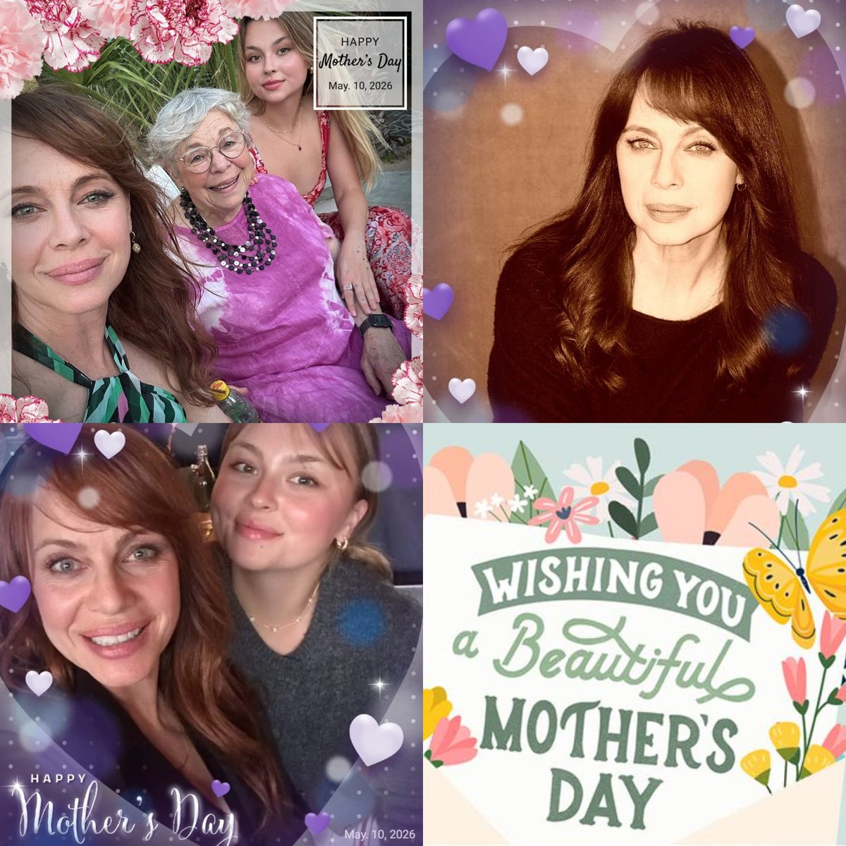 Jasmorraine2's tweet photo. 💕💐Happy Sunday, Mindy! Just wanted to wish u Happy Mom's Day❤ Here's a few pics I made it is for u, with all my heart to u🫶🏻Hopefully u be able to see this, and feel the love from me to u on mom's day, God bless you have a wonderful mama day💃🥰🤍❤️ Love u!! @MsMelindaClarke https://t.co/P4wksPQXl0