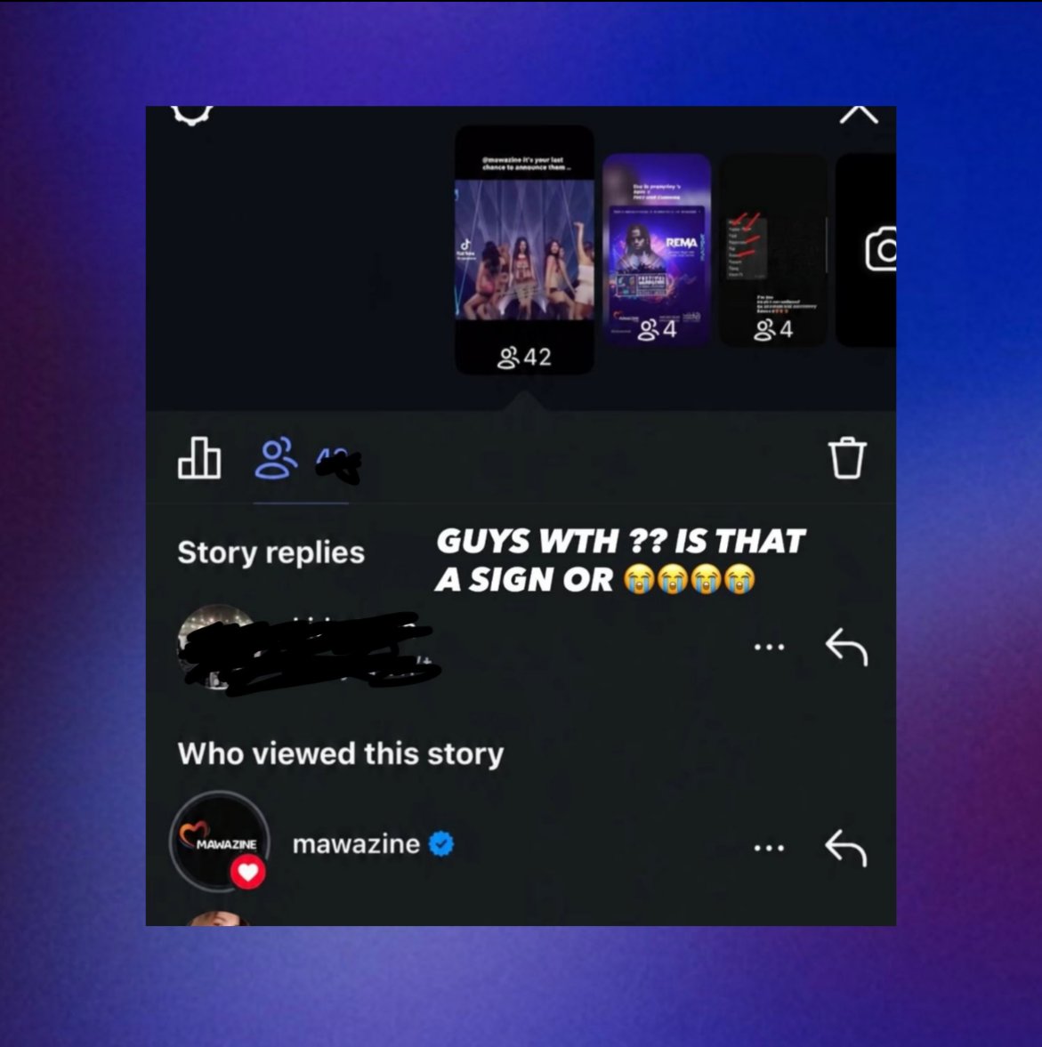 MAWAZINE's official account has liked MIDZY's Instagram story, following the recent rumors about ITZY performing at the festival.

“@.mawazine it's your last chance to announce them..”