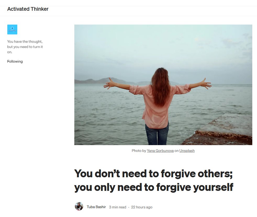 bashir_tuba's tweet photo. I just published You don’t need to forgive others; you only need to forgive yourself https://t.co/vCxoRD5F8B https://t.co/Lr6czNh0V9