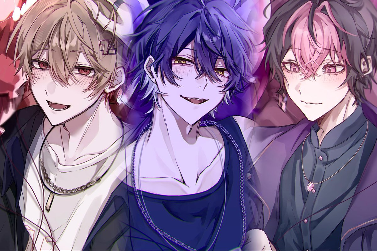 ٩( ᐛ )❤️💜🩷