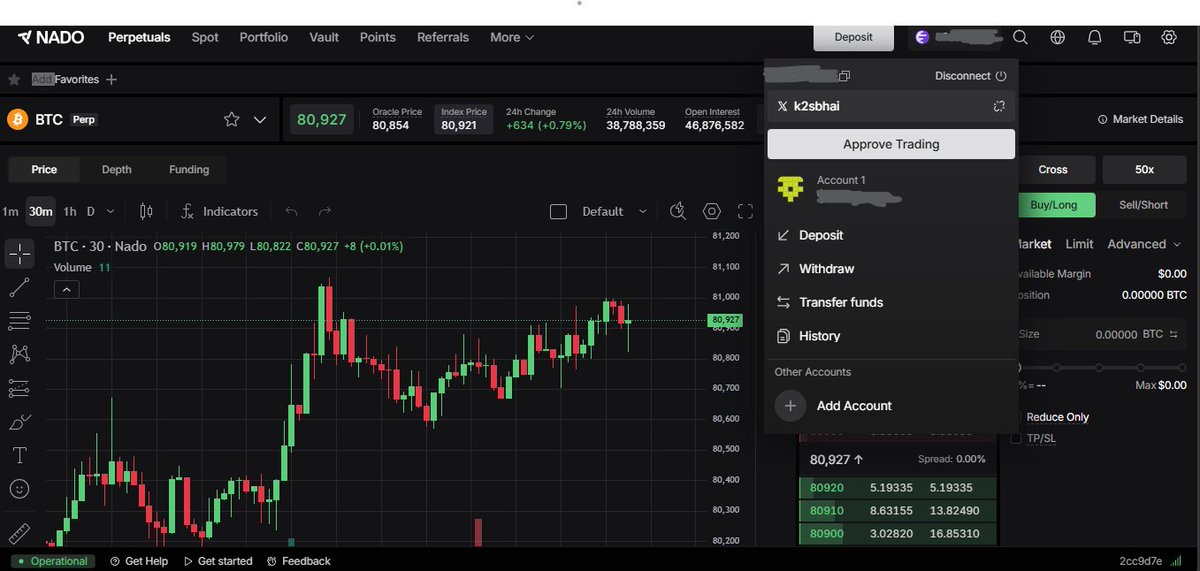 k2sbhai's tweet photo. explore @inkonchain ecosystem

noticed @nadoHQ added x connect button

link https://t.co/rISp6bzrPb

last thing i do join @InkPotLottery each ticket cost me 0.0001 eth, not much but a good way to interact with ink ecosystem

link https://t.co/ThV1M1wfab https://t.co/weH3qPuQ8r