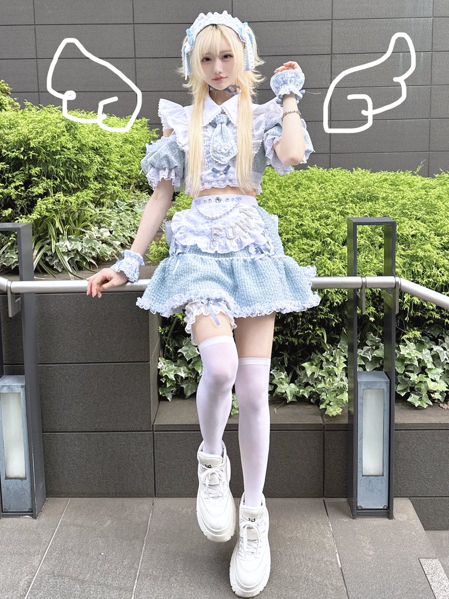 メイドの日 (1年前のふわ)