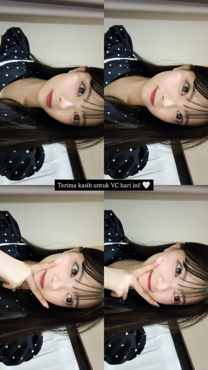 Terima kasih untuk videocallnya bulan ini cepio! 🖤🤍