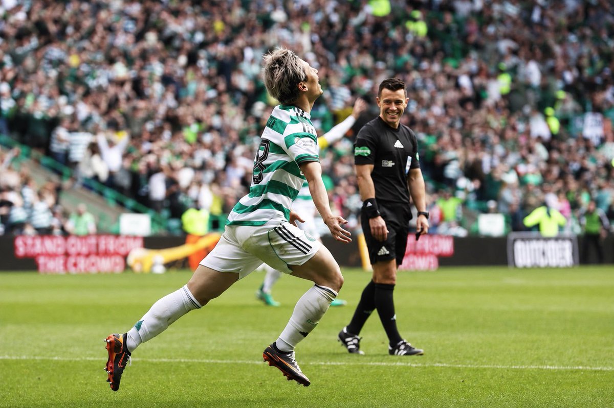 That moment when you’ve scored the greatest ever goal in a Glasgow derby.