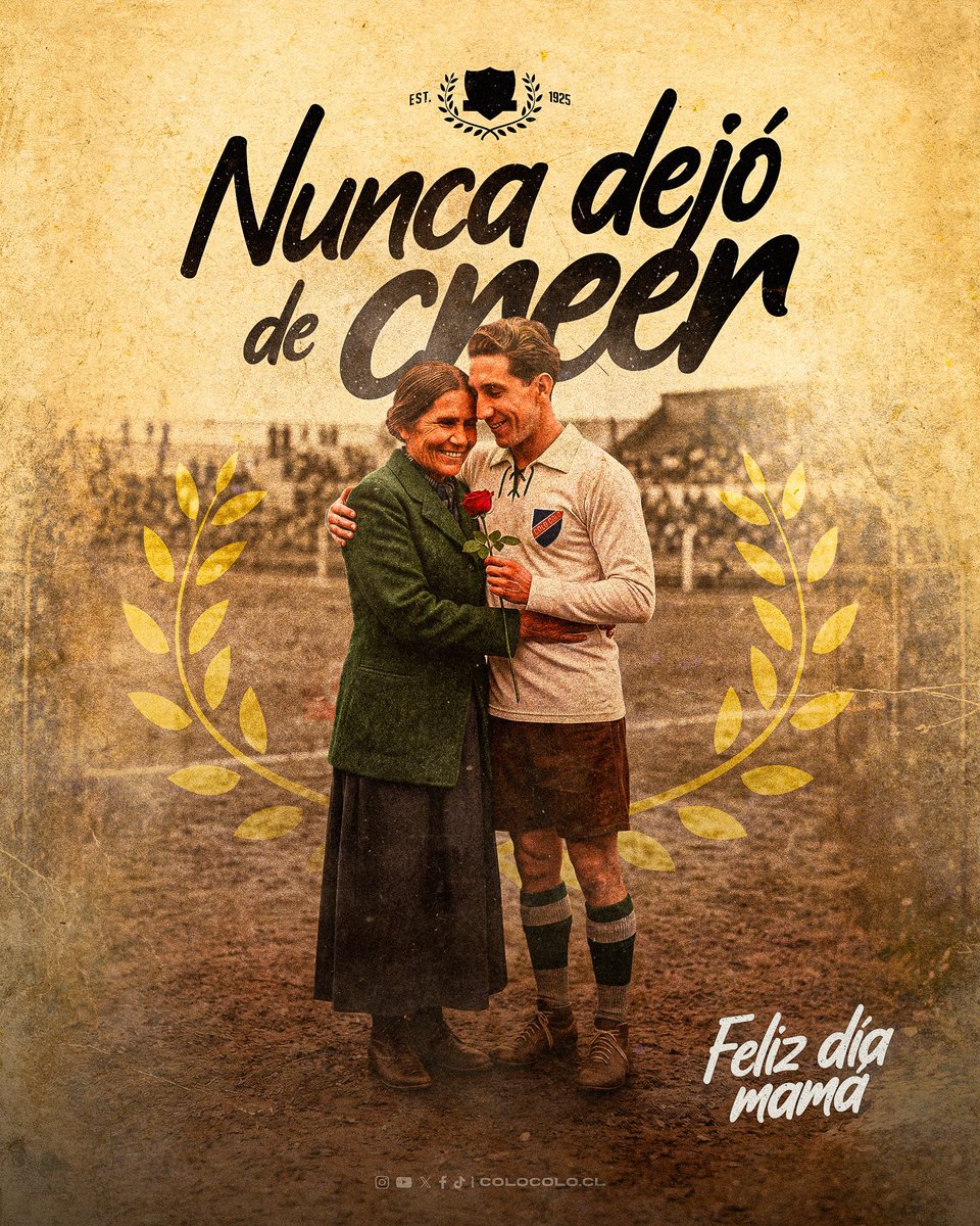 Mi mamá me dió la vida, Colo-Colo la razón de vivirla 🤍🖤

Feliz día mamá 🫶🏻