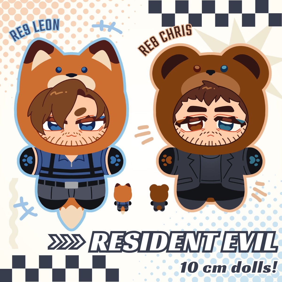 keretaikan07's tweet photo. [💖 + 🔄 appreciated!]

I was given the chance to bring these #chreon to life!
You can adopt them by adding them to the wishlist, thank you so much~ 🫶❤️

🔗 : (In reply!)
#re9 #re8 #leonkennedy #chrisredfield https://t.co/eZwyynVg4U