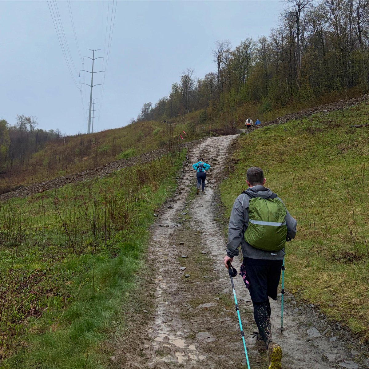 JoshDurso's tweet photo. This past weekend was the most grueling thing I’ve ever taken on. 5,000+ feet of elevation gain, packed into a 21 mile race. Speed was not on the menu, but mud (and I mean an absolute ton of it) was. https://t.co/nmR79B3qOu