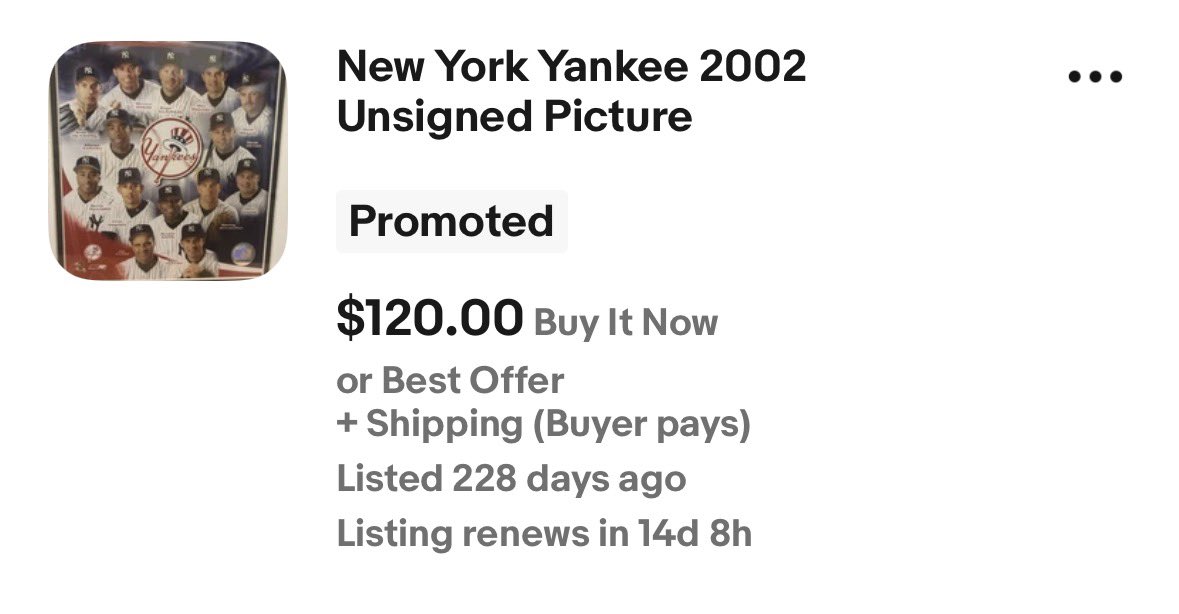 SweetJoe718's tweet photo. ⚾ Huge Variety of New York Yankees Items Available ⚾ 

We’ve got a mixed lot of Yankees merchandise available. 🔥 

Perfect for fans, collectors, or resellers looking for deals. 

Take a look and feel free to make an offer on anything you see. 

https://t.co/8cp5P7maYk https://t.co/mRuOdxcuQR