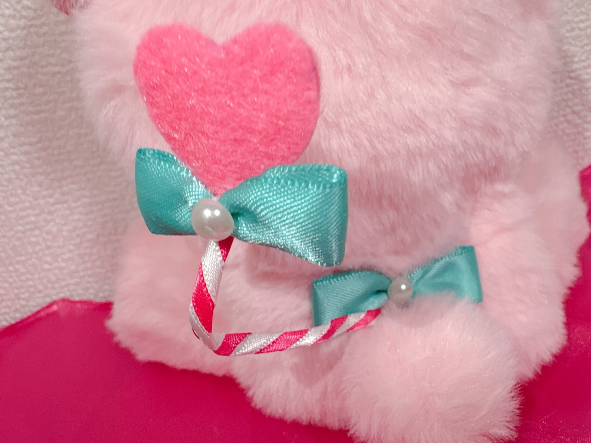 RL_921's tweet photo. 🎀WAWO！🍬
ちいさきいのち、くまぬい化🧸
おっきいクマになれたね、るりちゃん
WAWO！衣装のしっぽだいすき💗針金で曲がるようにした͈ᴗ̀ ̫ᴗ́ ͈
 #蓮ノ空手芸部 https://t.co/aRB00GJgKL