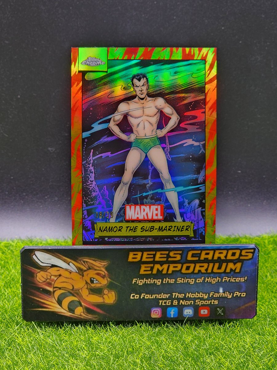 Bee's Sale Namor The Sub-Mariner 2024 Topps Chrome Marvel Human