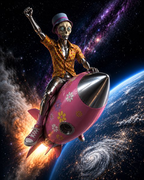 futurishere's tweet photo. Lost in space. Found in Web3.
@ImmaDegen - July 2021. One of the pioneering avatar NFT collections exploring identity, surrealism, and digital culture before the wave went mainstream.
An OG traveler from the early metaverse era. 👽🚀 https://t.co/qhwpGXQo1F