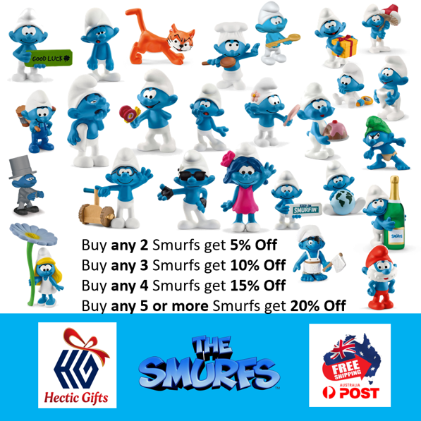 HecticGifts's tweet photo. https://t.co/7IU8uNsV5X
Say it with a Smurf! There’s a Smurf for any occasion. Buy multiple Smurfs in the same order and save!
#HecticGifts #Schleich #TheSmurfs #Collectible #Figurines #PapaSmurf #GrumpySmurf #BrainySmurf #Smurfette #GreedySmurf #FreeShipping #AustraliaWide https://t.co/jFtldEFno3