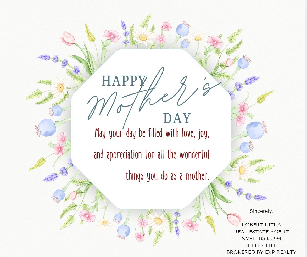 RituaREAgent's tweet photo. Happy Mother’s Day to all the amazing moms out there! https://t.co/XXiUnFtYFx