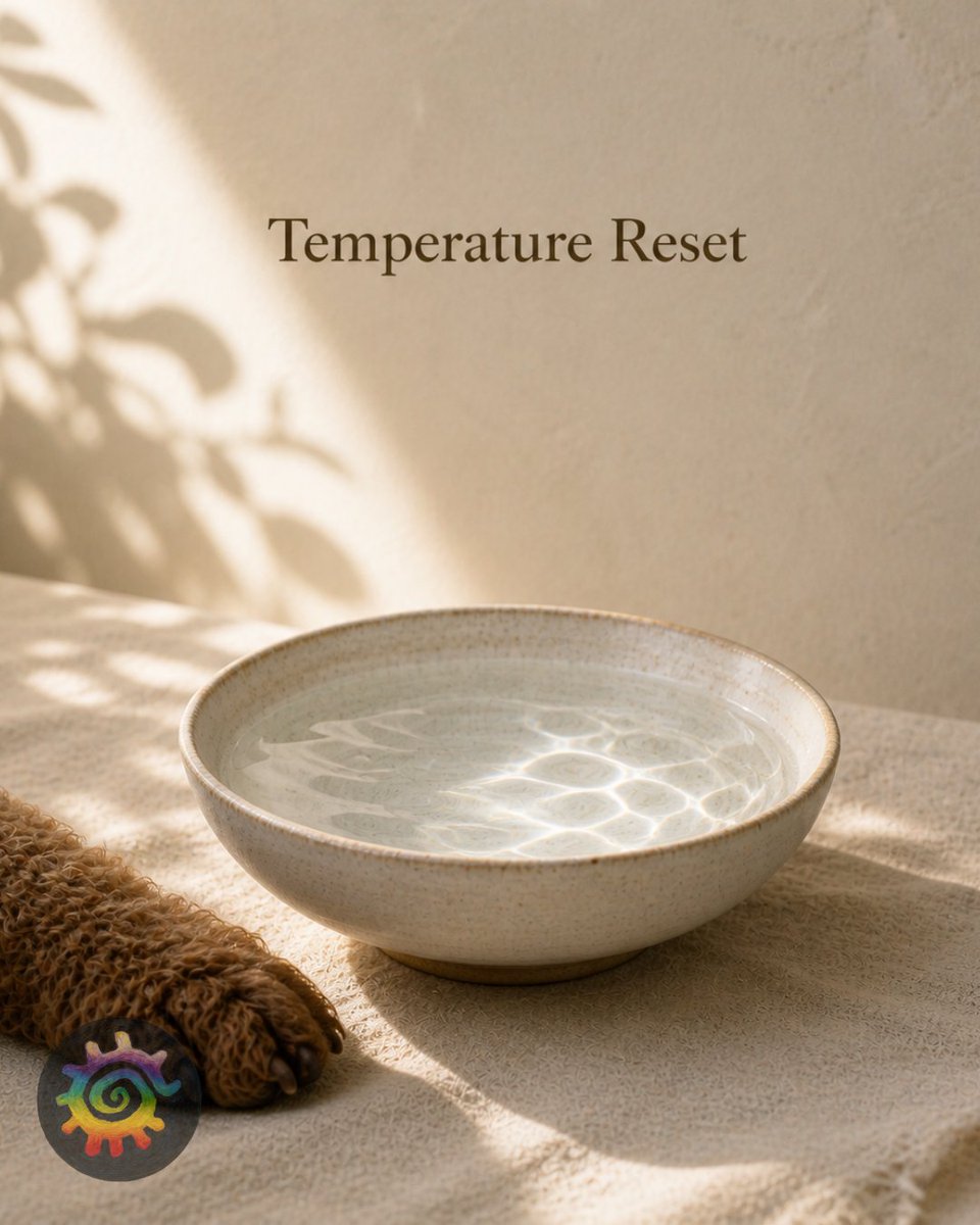 StillpointAroma's tweet photo. Your system is overheated.

Cool the body first.

Run water over your wrists.
Slow your breath.

One drop Peppermint. Inhale gently.

Let your body settle.

You don’t need to push through.
Come back to neutral.

Save this.
https://t.co/Q1dwdjBgMF https://t.co/7WMHJTbqPA