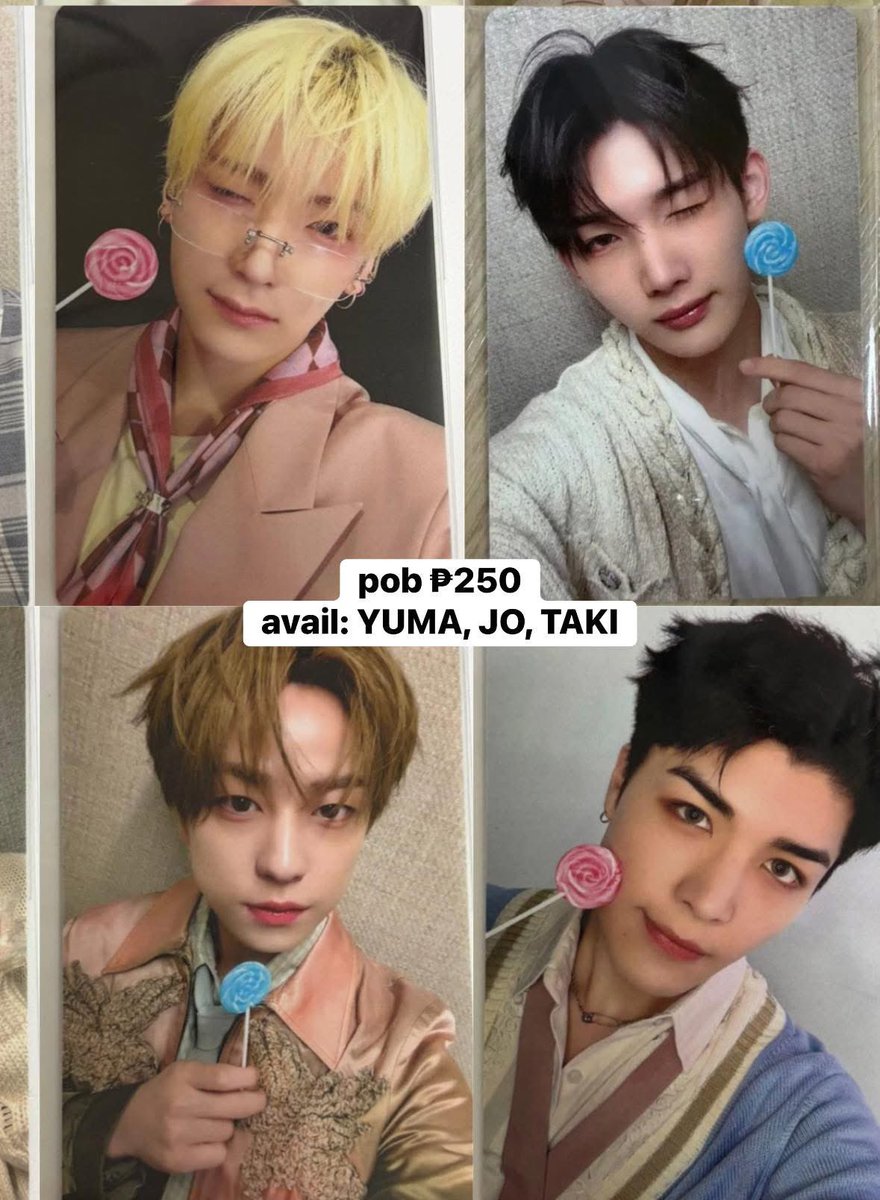 ncejcart02's tweet photo. .ᐟ ⭑ #solcart wts lfb ph &amp;team

we on fire early bird pob | weverse shop pob

✩ DP 50%. price all in.
✩ ETA around may.

                     dm/comment if inch!

🏷️ andteam ej fuma k nicholas yuma jo harua taki maki pc poca photocard sale https://t.co/MOJGbU7XDP