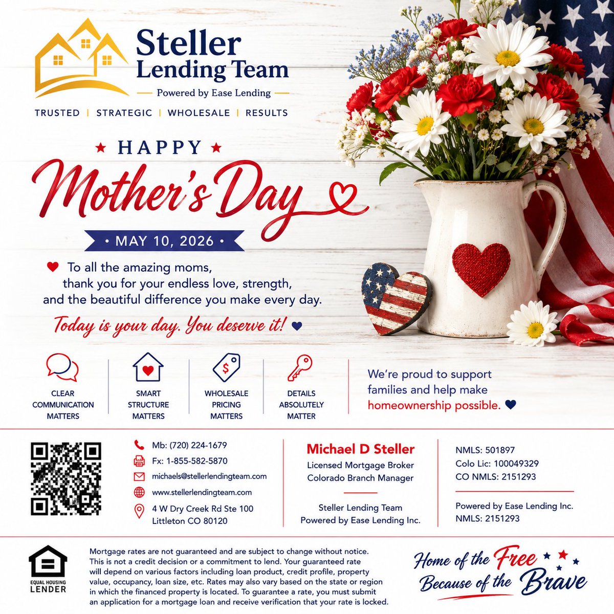 mdsteller's tweet photo. 🌸 Happy Mother’s Day 2026 🌸
Today we celebrate the incredible mothers, grandmothers, stepmothers, foster mothers, and mother figures whose love, strength, sacrifice, and encouragement help shape our families and communities every single day. https://t.co/ylqJ5FSfeW