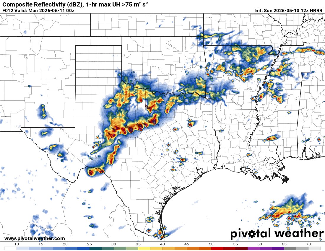 Enhanced Risk of severe storms across parts of Texas today. Very large ...