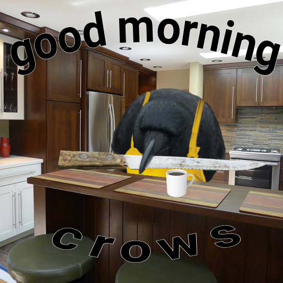 crow_with_knife's tweet photo. are we allowed to say gm again? https://t.co/yDsi3PZxAv