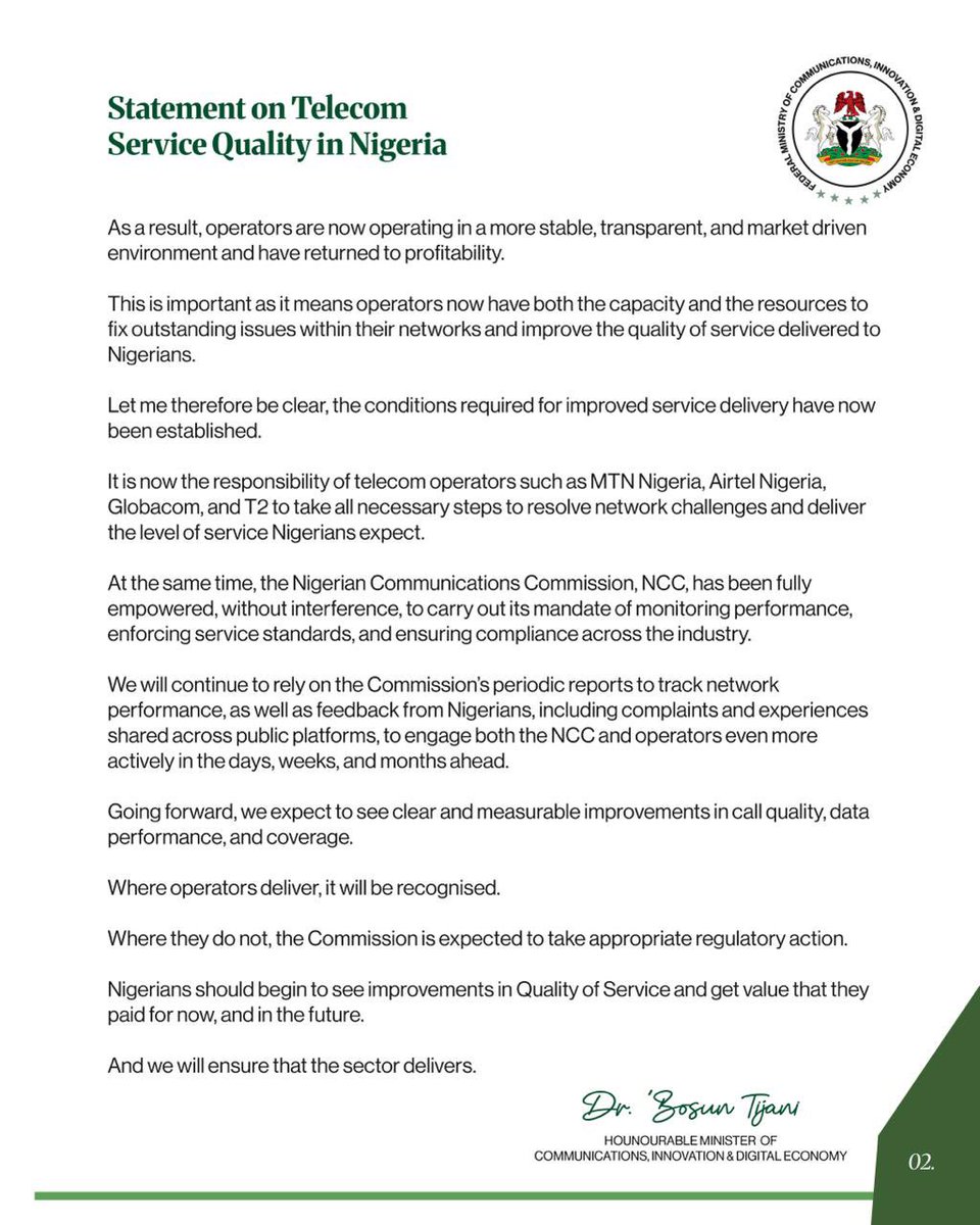 Dr. 'Bosun Tijani tweet media