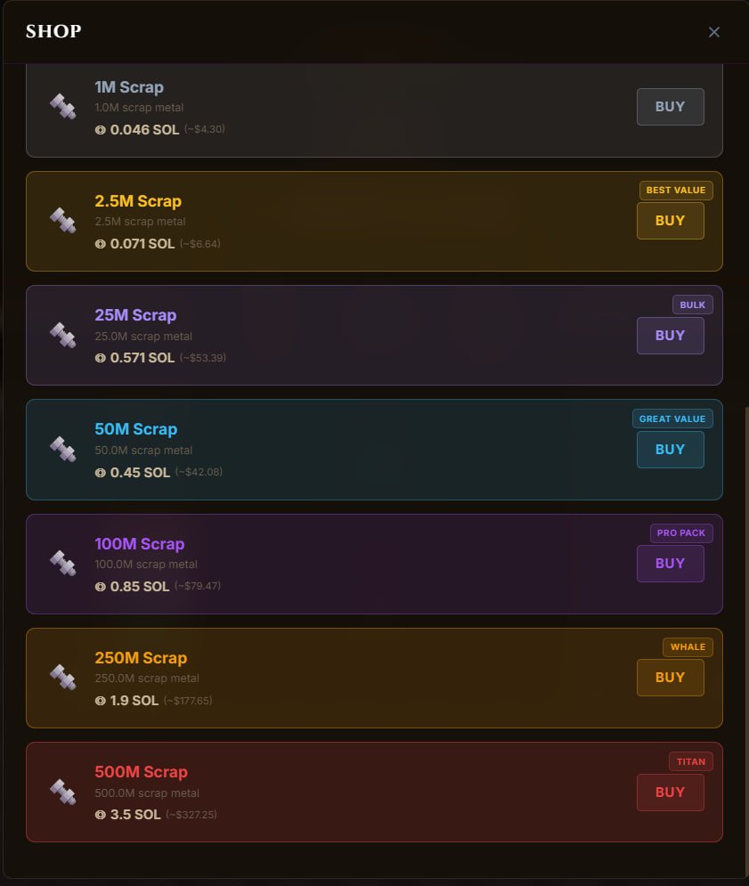 Sol Siege | Idle Game | F2P | Play to Earn tweet media