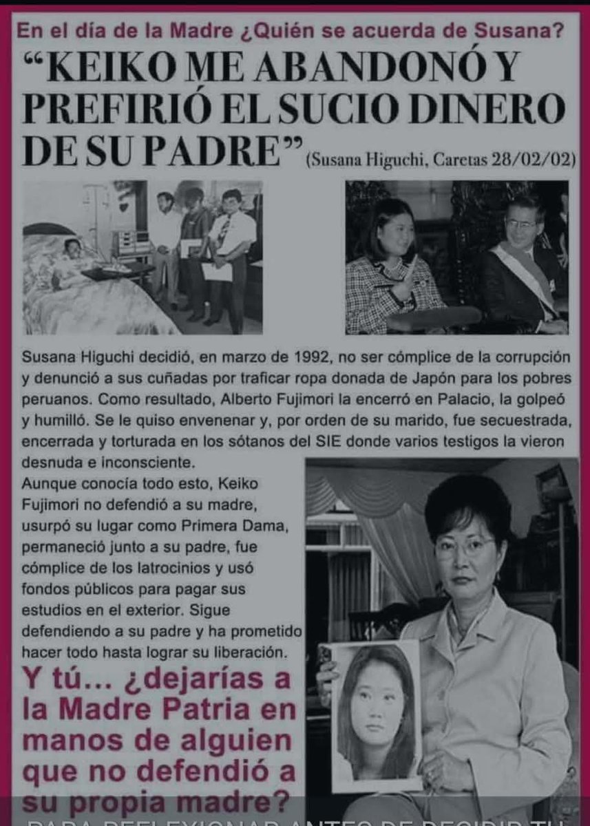 Feliz día de la madre.