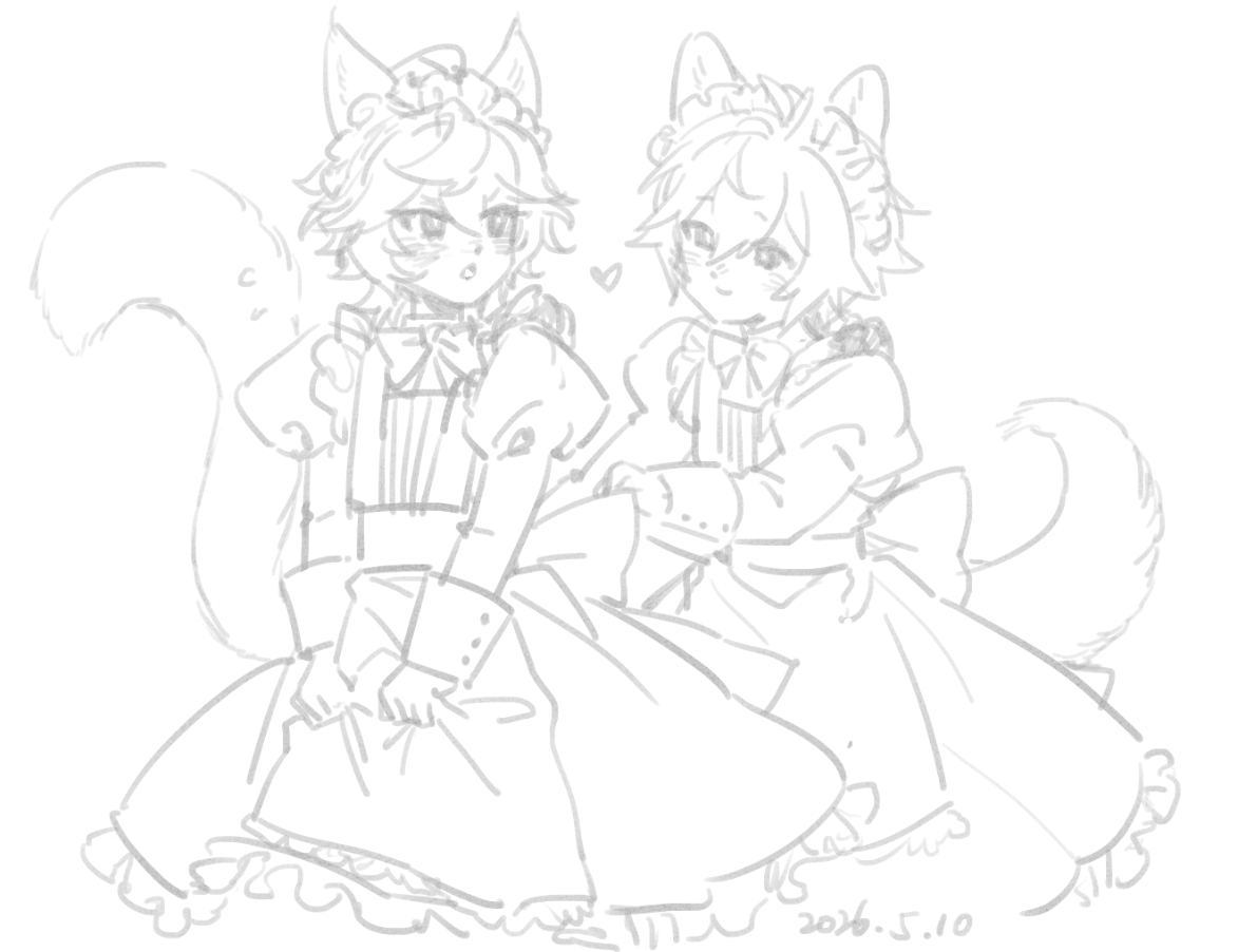 chiliang_Su1113's tweet photo. 赶个女仆日末班车🐾 https://t.co/if7VKHr5M1