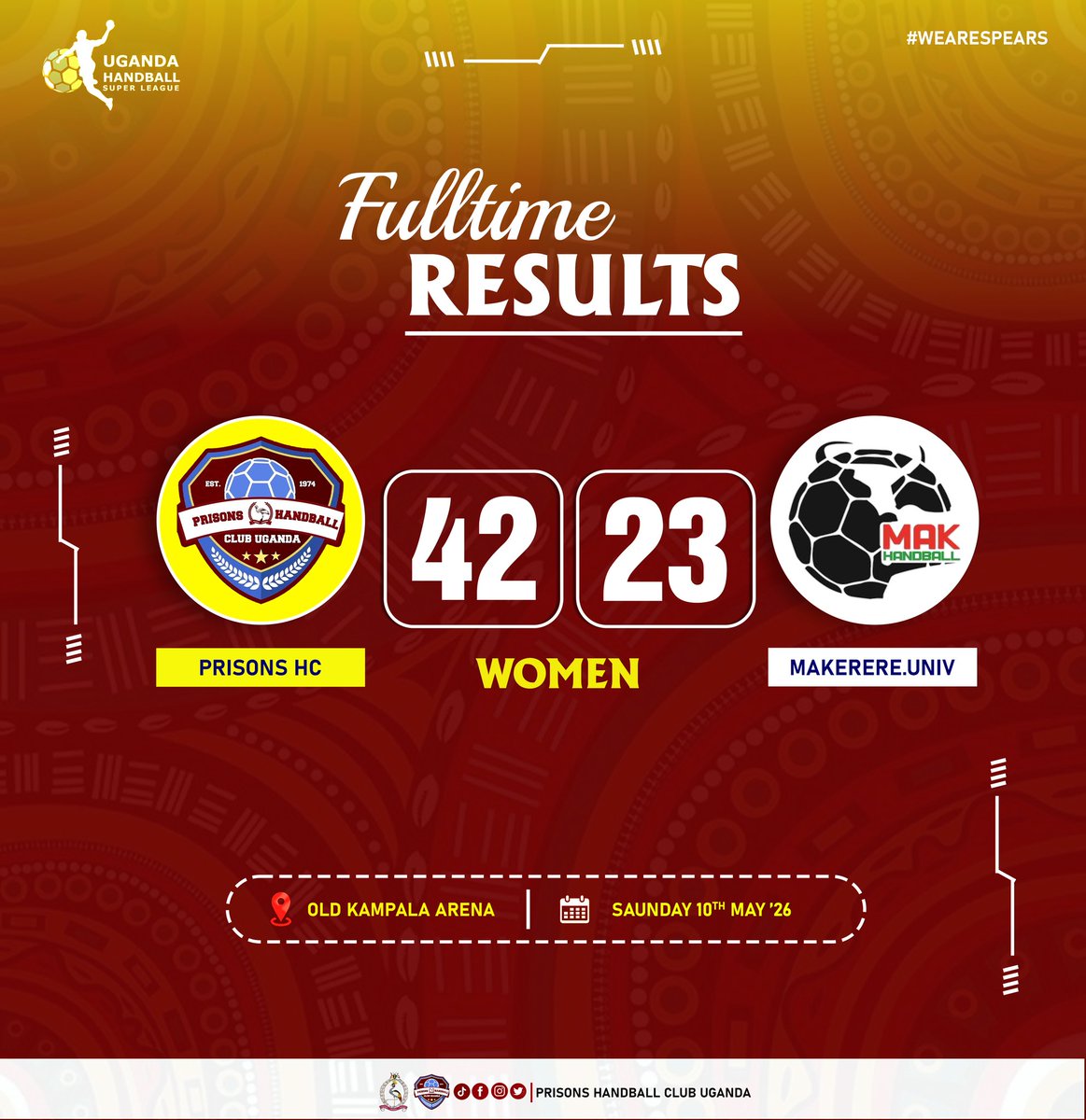 Prisons Handball Club Uganda tweet media