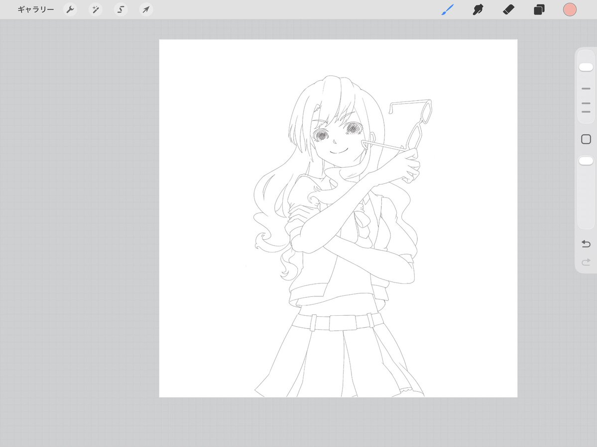 線画までできたけどなんかしっくりこないからとまた一から描き直す勇気……
