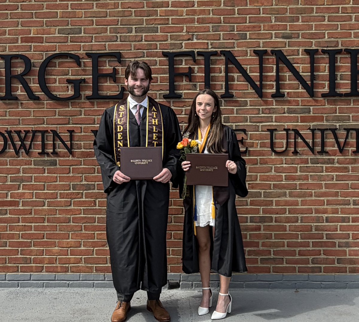 PatrickKnox11's tweet photo. Congratulations to @qknox10 and @lilyknox_ on yesterday’s graduation from @BaldwinWallace.  Looking forward to what’s next. https://t.co/CpwHkgOMCh