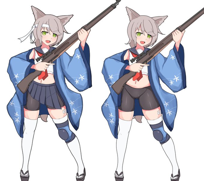 オトギ(紛争調停委員会)シチュあんまり見ないのでカイザーシチュと合わせてお絵描きするつもりでしたが、グリップの関係でちょっと難しいかもな進捗です 