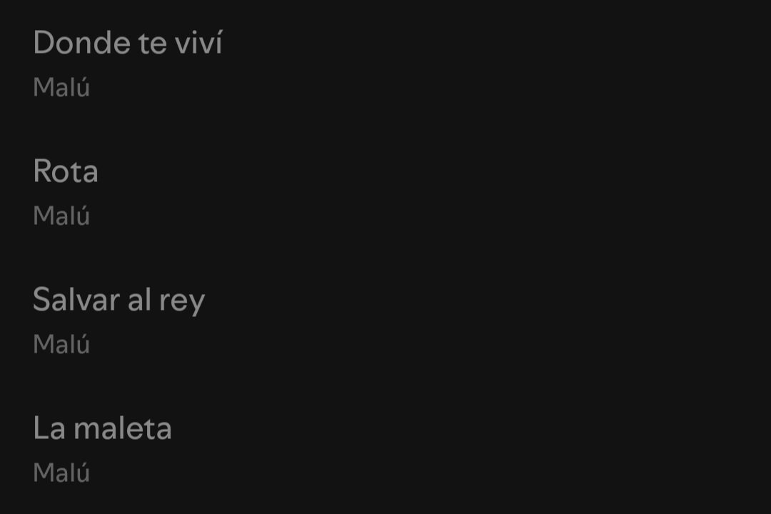 Yo no estoy preparada para escuchar estas el viernes 😭