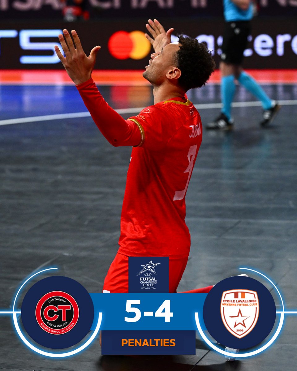 UEFAFutsal's tweet photo. Cartagena claim bronze again! 🥉

#UCLFutsal https://t.co/odFGHUFDfx