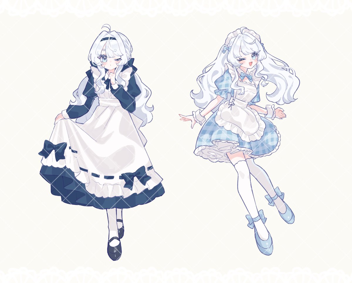 R_37_R's tweet photo. メイドの日🎀(遅刻) https://t.co/SsuWWFbGqC