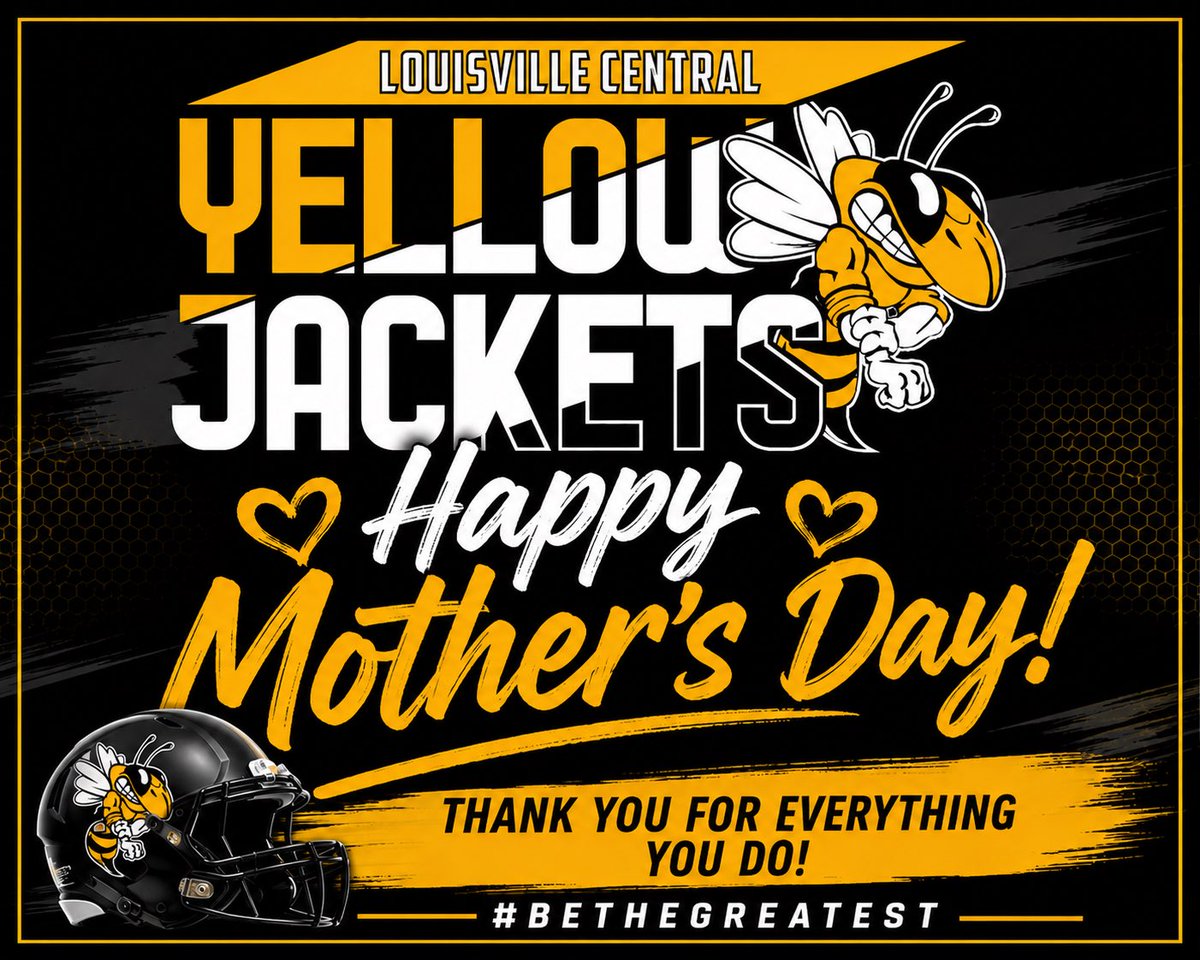 1_McKay_2's tweet photo. 💐 Happy Mother’s Day to all the amazing moms, grandmothers, aunties, and mother figures in our Yellow Jackets family! @CHSJacketFB 

#SWARM #BETHEGREATEST #BROTHERHOOD https://t.co/1vthUOrRFN