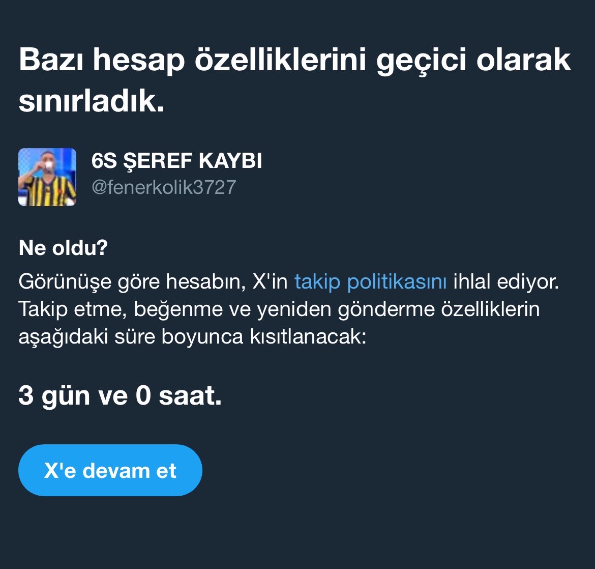 6S ŞEREF KAYBI tweet media